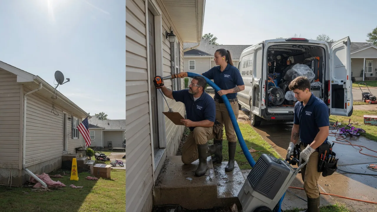 Ceiling Water Damage Restoration in Evergreen, NC near me